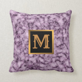 Cojín Decorativo Elegante Mármol moderno oro negro
