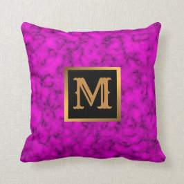 Cojín Decorativo Elegante Mármol moderno oro negro