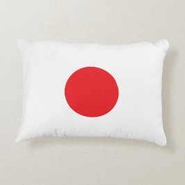 Cojín Decorativo Elegante Minimalista Inspirada en la Bandera de Ja