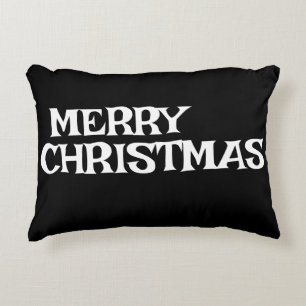 COJÍN DECORATIVO ELEGANTE MODERNO ESTILOSO NAVIDAD NEGRO COLOR