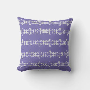 Cojín Decorativo Elegante Moderno Plata y Azul
