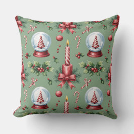 Cojín Decorativo Elegante Navidades botánicos de invierno Pillow