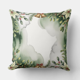 Cojín Decorativo Elegante Navidades botánicos de invierno Pillow