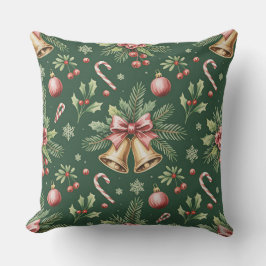 Cojín Decorativo Elegante Navidades botánicos de invierno Pillow
