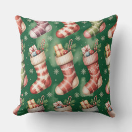Cojín Decorativo Elegante Navidades botánicos de invierno Pillow