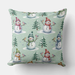 Cojín Decorativo Elegante Navidades botánicos de invierno Pillow