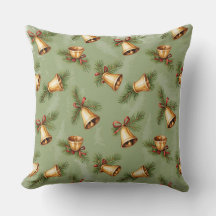 Elegante Navidades botánicos de invierno Pillow