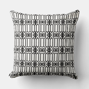 Cojín Decorativo Elegante negro y blanco