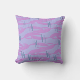 Cojín Decorativo Elegante patrón abstracto estética retro