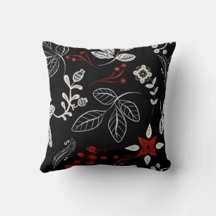 Cojín Decorativo Elegante patrón botánico