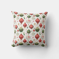 "Elegante Patrón de Ornamento de Navidad Sin Marea