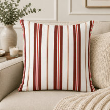 Elegante patrón de terracota+beige+rayas blancas