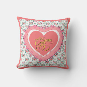 Cojín Decorativo Elegante patrón floral acuarela primaveral colorid
