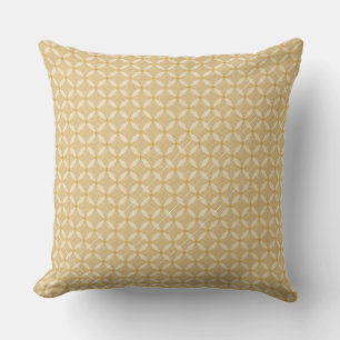 Cojín Decorativo Elegante patrón geométrico de círculo dorado
