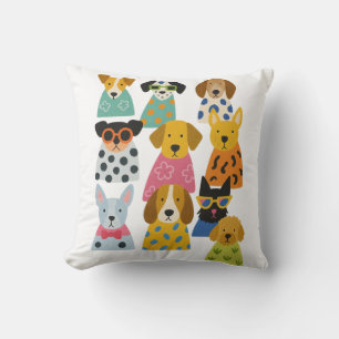 Cojín Decorativo Elegante perro divertida regalo de amante de masco