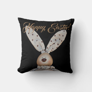 Cojín Decorativo Elegante Personalizado conejo de Pascua