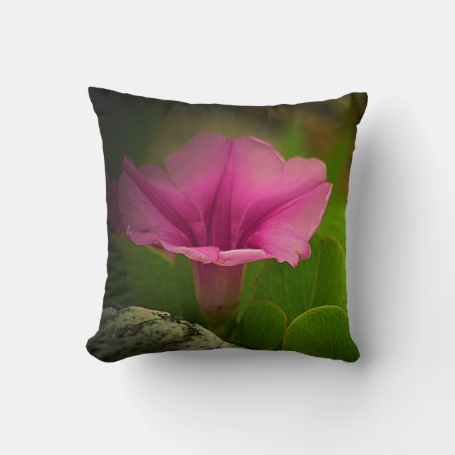 Cojín decorativo elegante - Petunia rosa (Anverso)