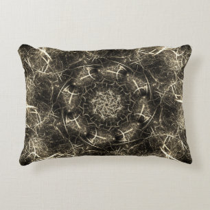 Cojín Decorativo Elegante Pillow Fractal Sepia
