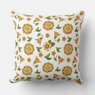 Cojín Decorativo Elegante Planta de Hojas Diseño Pillow