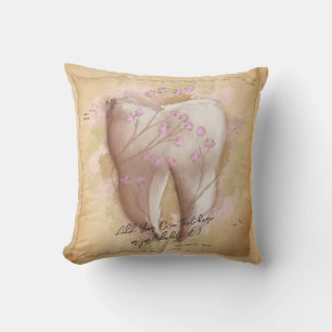 Cojín Decorativo Elegante regalo de asistente dental de dentista de