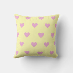 Cojín Decorativo Elegante rosado lindo y acogedor corazón de Moda r