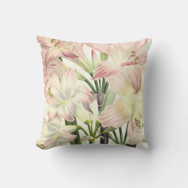 Cojín Decorativo Elegante Rubor Lilies (Anverso)