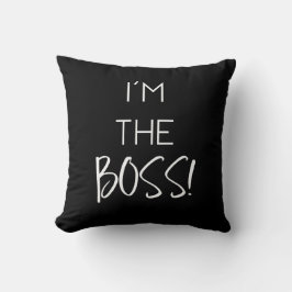 Cojín Decorativo Elegante soy Boss
