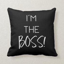 Cojín Decorativo Elegante soy Boss