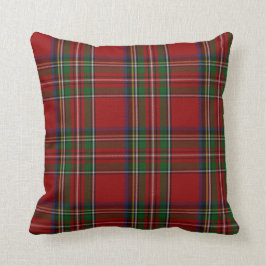 Cojín Decorativo Elegante Stewart Royal Tartán Plaid Pillow