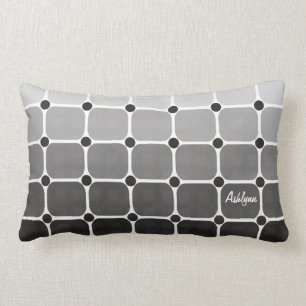 Cojín decorativo elegante urbano - gris carbón