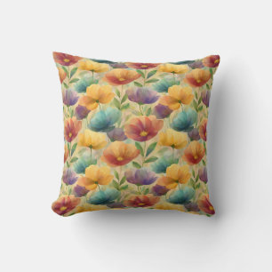 Cojín Decorativo Elegante Vintage Estilo Romántico Floral Chic