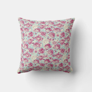 Cojín Decorativo Elegante Vintage Estiloso Romántico Floral Chic