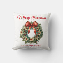 Elegante Wreath Navidades de acuarela