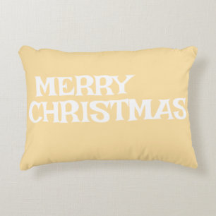 COJÍN DECORATIVO ELEGANTE Y ELEGANTE ESTILOSA NAVIDAD COLOR BEIGOR