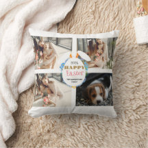 Elegante y feliz familia de huevos de Pascua Cuatr