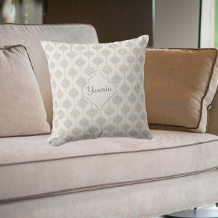 Cojín Decorativo Elegante y personalizado árabe neutral