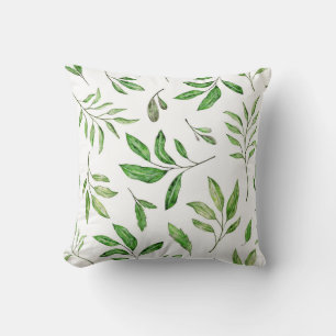 Cojín Decorativo Elegante y sofisticada vegetación cabaña botánica