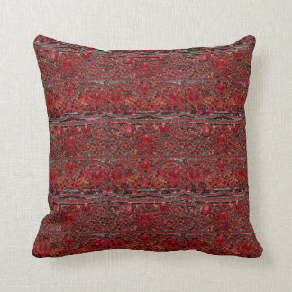 Cojín Decorativo elegante y sofisticado rubí de oro rojo burgundy