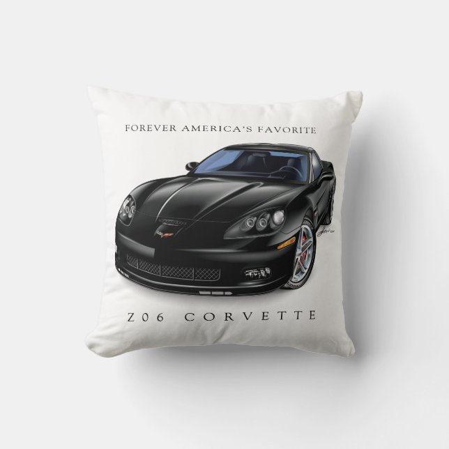 COJÍN DECORATIVO ELEGANTE Z06 AUTO ART (Anverso)