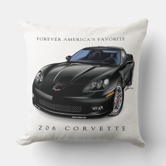 COJÍN DECORATIVO ELEGANTE Z06 AUTO ART (Anverso)