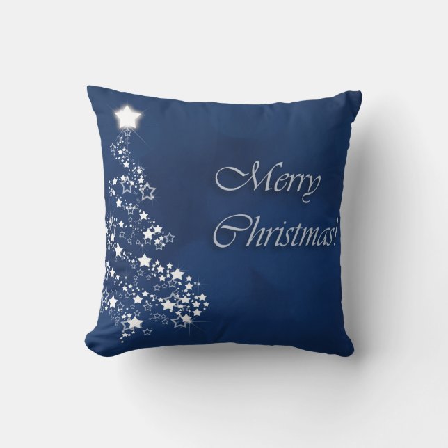 Cojín Decorativo Elegantes Navidades esparcen árboles (Anverso)