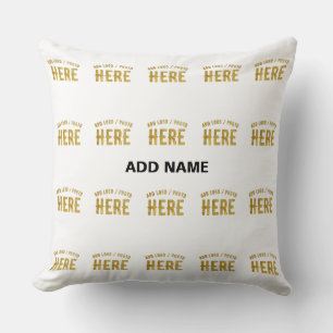 COJÍN DECORATIVO ELEGANTES PERSONALIZABLES BLANCOS MODERNOS VERIFIC