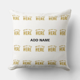 COJÍN DECORATIVO ELEGANTES PERSONALIZABLES BLANCOS MODERNOS VERIFIC