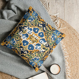 Cojín Decorativo Elegantes regalos de retiro de mosaico de antigüed