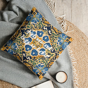 Cojín Decorativo Elegantes regalos de retiro de mosaico de antigüed