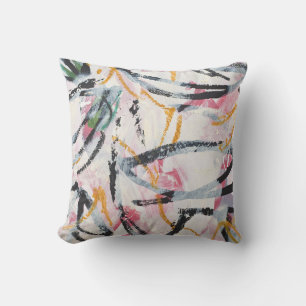 Cojín Decorativo Elemento de diseño de pintura acrílica