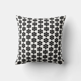 Cojín Decorativo Elementos negros ornamentales minimalistas moderno
