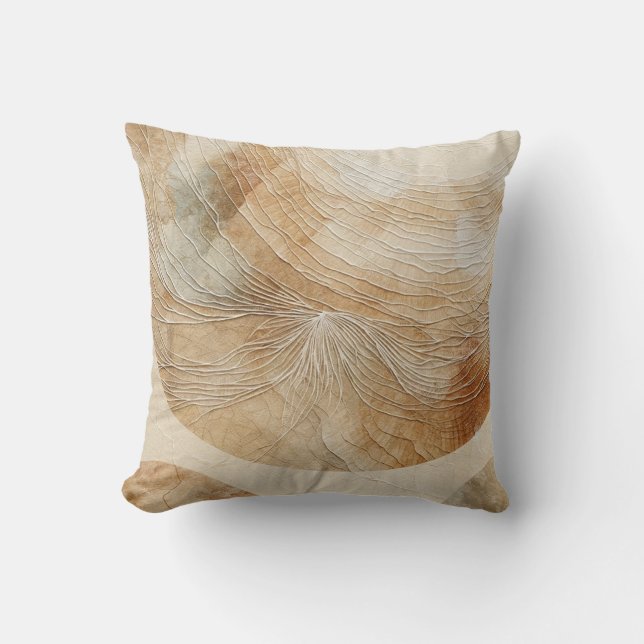 Cojín Decorativo Elementos Neutrales Aéreos Naturales Bohemio Boho (Anverso)