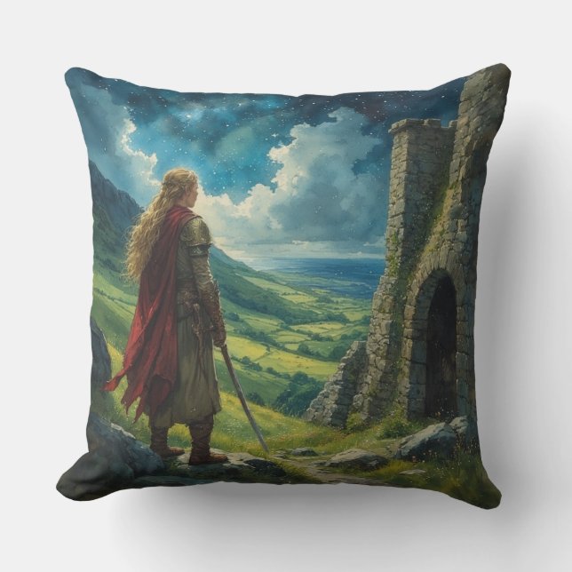 Cojín Decorativo Elf Ancient Ireland Under the Sky Pillow (Anverso)