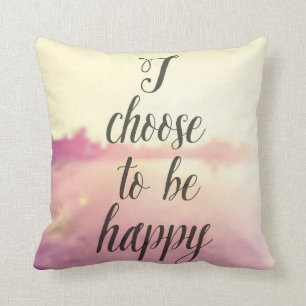 Cojín Decorativo Elijo ser feliz